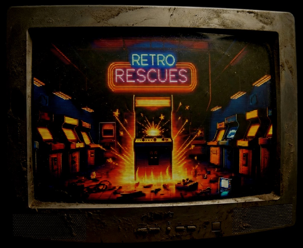 RetroRescues CRT monitor